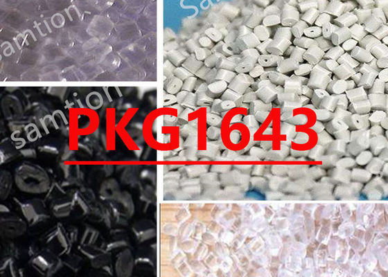 S-Plastic  PKG1643, özellikle su, meyve suyu için yeniden doldurulabilen kaplar için geliştirilen bir ekstrüzyon üfleme kalıplama sınıfıdır.