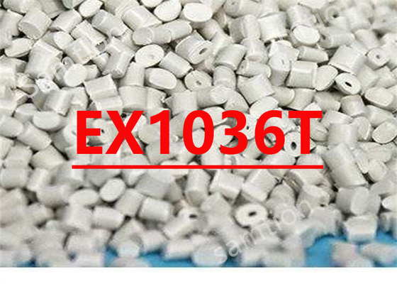 S-Plastic Lexan EX1036T, şeffaf, yüksek viskozluklu, UV stabilize edilmiş polikarbonat derecesindedir ve bir serbest bırakma ajanı içerir.