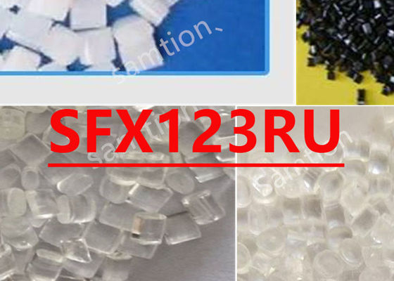 S-Plastic  SFX123RU, daha iyi akış, küf serbest bırakma ve UV stabilizatörü ile şeffaf bir SecurFX sınıfıdır.