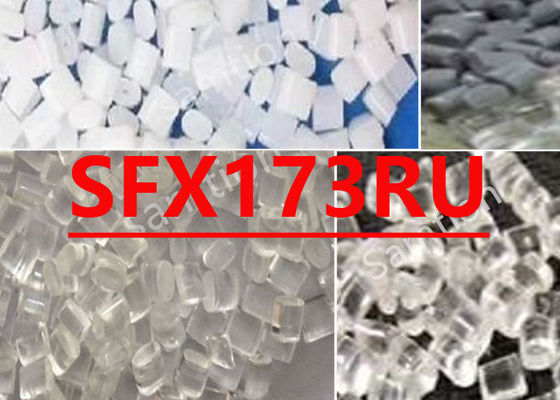 S-Plastic  SFX173RU, yüksek akış, küf serbest bırakma ve UV stabilizatörü ile şeffaf bir SecurFX sınıfıdır.