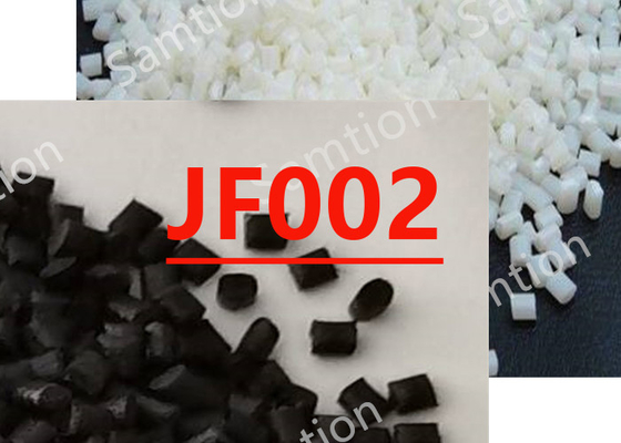 S-Plastic Thermocomp JF002, Cam Elyafı içeren Polysulfone reçine tabanlı bir bileşiktir.