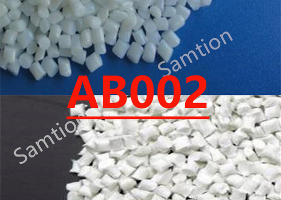 S-Plastic Thermocomp AB002, Acrylonitrile Butadiene Styrene reçine bazlı cam boncuk içeren bir bileşik.